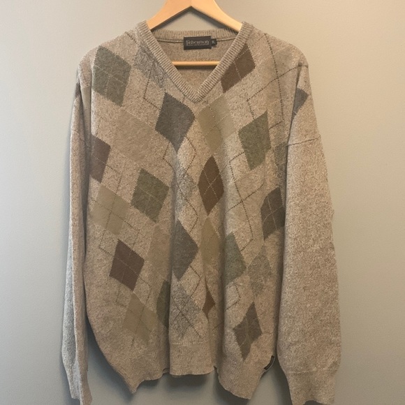 Fisherman Out of Ireland Argyle Sweater - Picture 14 of 14